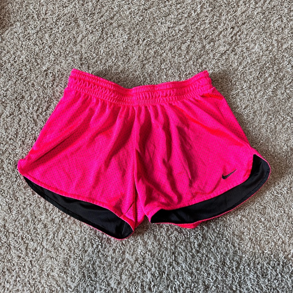 Nike Women's Bright Pink Athletic Shorts